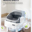 Intelligent tipping bucket cat litter basin - automatic deodorization spray system