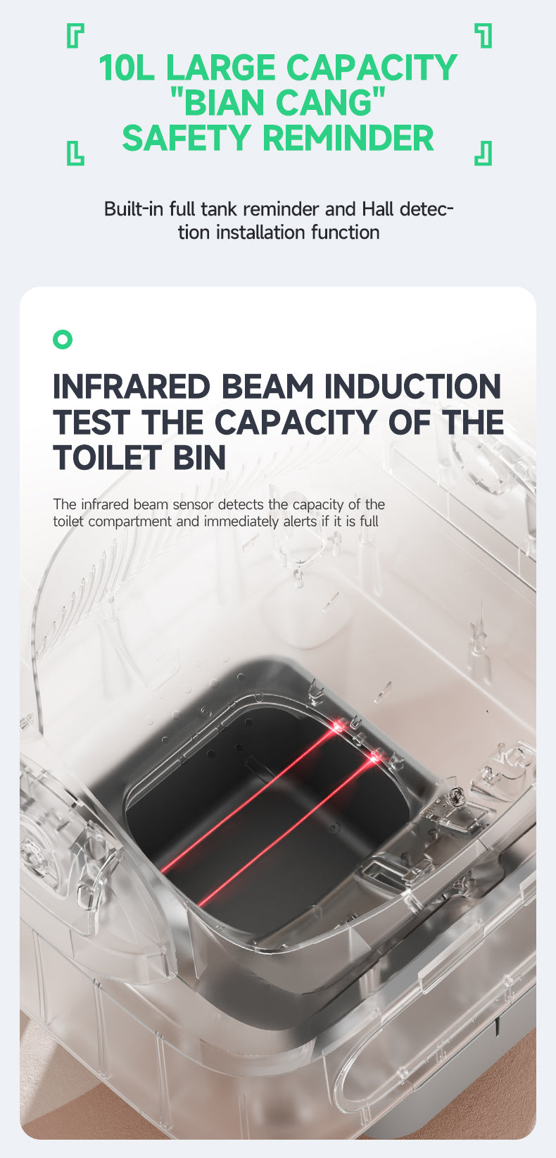 Intelligent tipping bucket cat litter basin - automatic deodorization spray system
