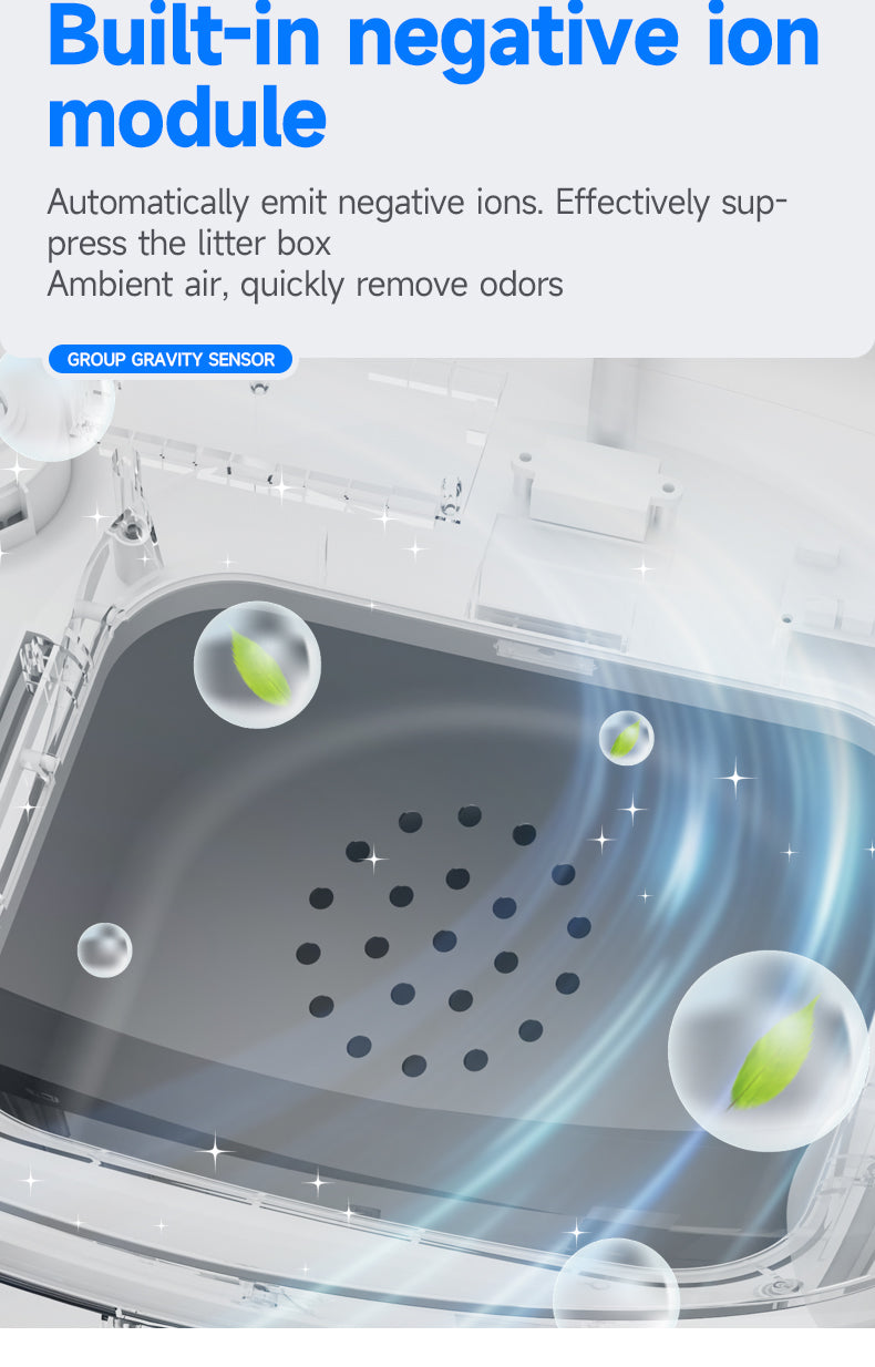 Never Guess What Your Cat Does – V9Pro Smart Litter Box with Full HD Rotating Camera & Odor Control