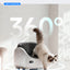 Never Guess What Your Cat Does – V9Pro Smart Litter Box with Full HD Rotating Camera & Odor Control