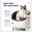 Petstarlet V6 Self-Cleaning Litter Box with App Control — Auto Rake, Level, Replace Litter & Spray Deodorizer, Multi-Cat Recognition