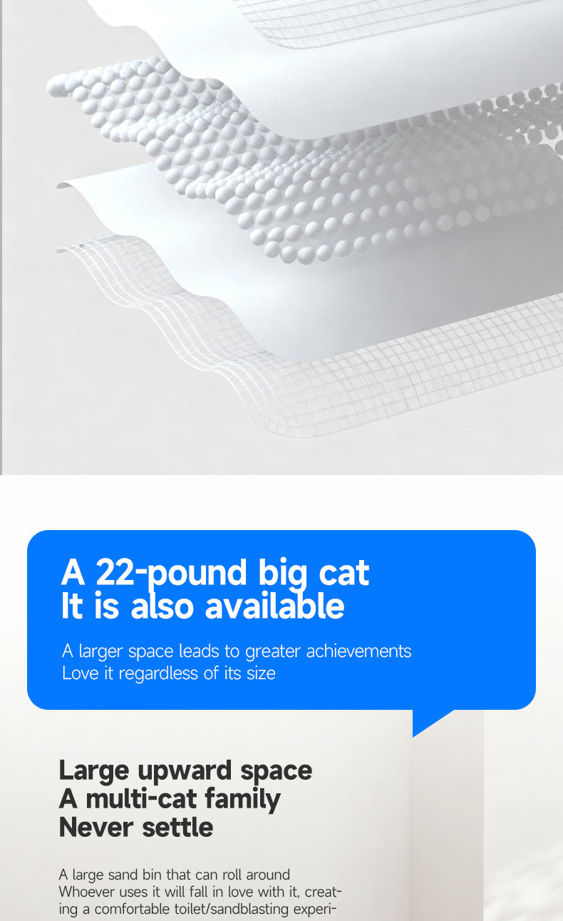 Petstarlet V6 Self-Cleaning Litter Box with App Control — Auto Rake, Level, Replace Litter & Spray Deodorizer, Multi-Cat Recognition