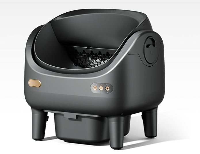 Smart Self-Cleaning Litter Box with App Control, Multi-Cat Recognition & Anti-Jam System – Automatic Rake, Refill & Deodorizing