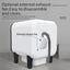 Self Cleaning Cat Litter Box Open-Top Automatic Litter Box for Multiple Cats with Safety Sensors Includes Liner Bags and Litter Mat Grey