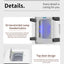 Self Cleaning Cat Litter Box Open-Top Automatic Litter Box for Multiple Cats with Safety Sensors Includes Liner Bags and Litter Mat Grey