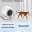 X26 Smart Litter Box – App Remote Control, Silver-Ion Antibacterial, Multi-Cat Recognition with Temp/Humidity Display & One-Click Litter Change