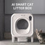 Automatic Self-Cleaning Litter Box – Live Video, Voice Chat, Multi-Cat Sensors & One-Button Sand Change