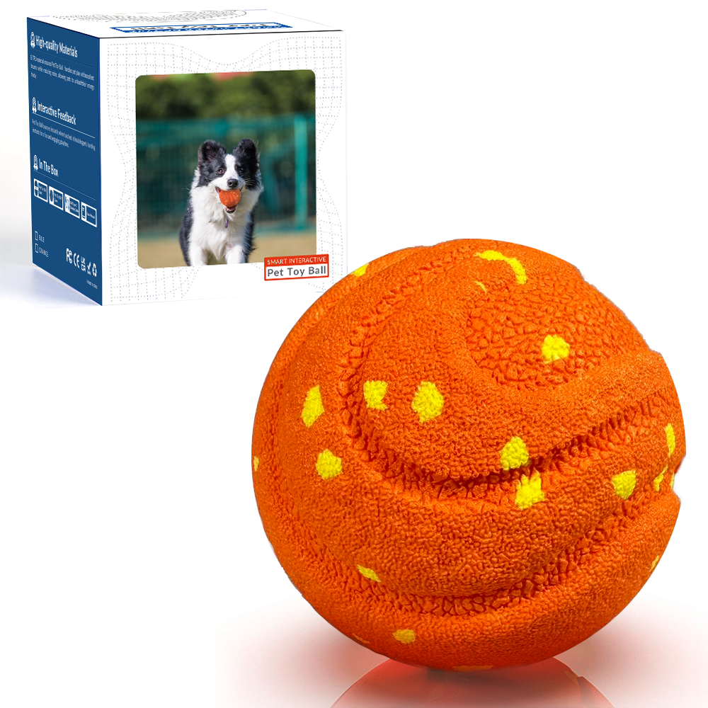 8cm ETPU Foam Pet Ball, High Elastic Bouncy Dog Chew Ball, Wear Resistant Bite Resistant Interactive Toy for Medium Large Dogs