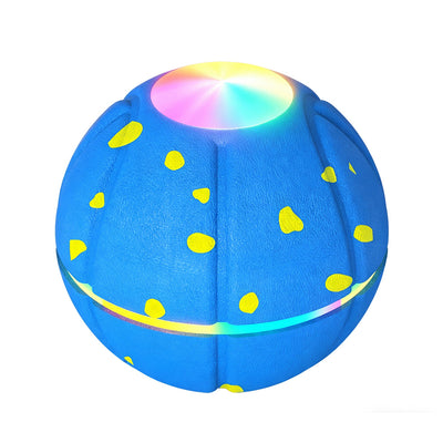 3 Vibration Modes + Flashing LED — Upgraded Smart Puppy Toy Boucing dog ball
