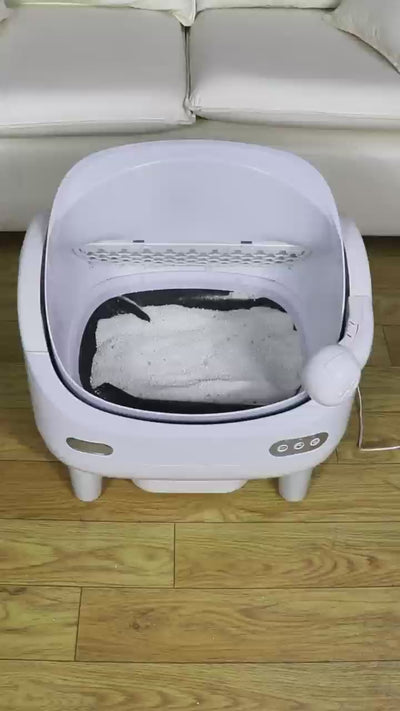 Petstarlet V6 Self-Cleaning Litter Box with App Control — Auto Rake, Level, Replace Litter & Spray Deodorizer, Multi-Cat Recognition
