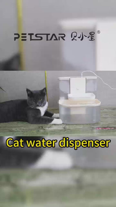 Upgraded Tiltable Oil Separation Dog Water Fountain – Large Capacity Pet Drinking Station with Remote, BPA-Free, Self-Cleaning Grease Filter for Cats