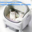 V8 open top Self-Cleaning Litter Box: Auto Rake, One-Click Empty, UV Light & Odor Control