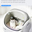 V8 open top Self-Cleaning Litter Box: Auto Rake, One-Click Empty, UV Light & Odor Control