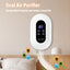 Smart Elliptical Air Purifier & Sterilizer – Ozone & Formaldehyde Removal, APP Control, Quiet Operation, Mosquito Repellent for Home